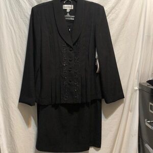 Danny & Nicole Black Jacket & Skirt